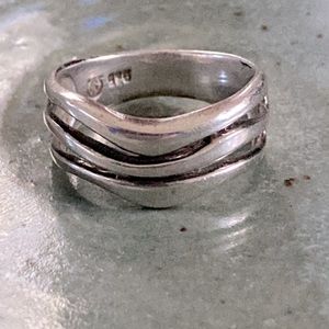 Sterling Wave Ring